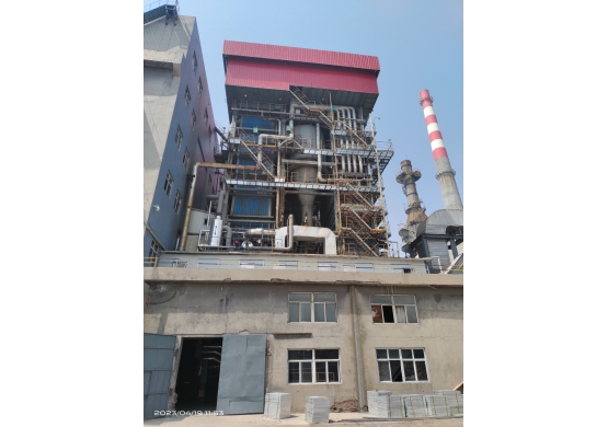 山西75t鍋爐床上煤氣摻燒、床下點火改造項目